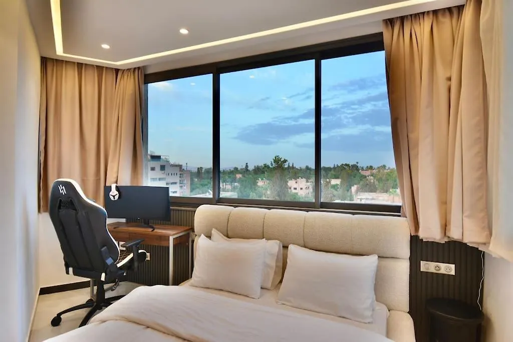 Apartment Appartement De Luxe A Marrakech Avec Jacuzzi Piscine Et Vue Panoramique Marrakesh Morocco